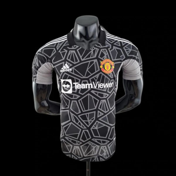 2022/2023 MANCHESTER UNITED GOALKEEPER KIT PLAYER VERSION (BLACK)